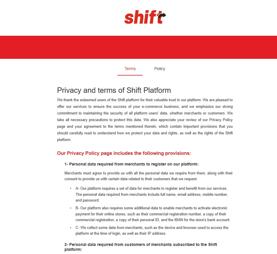 Shift Platform