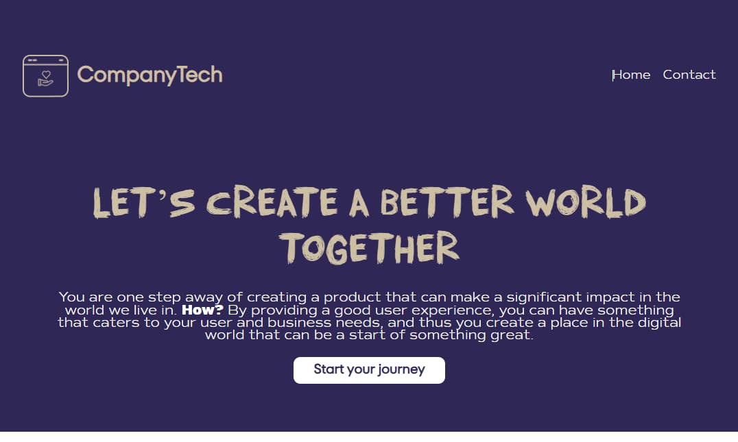 Company Tech Project